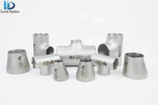Stainless Steel Fittings Crosshead Reducing Tee Butt Welding Fitting Straight Equal Diameter Tee