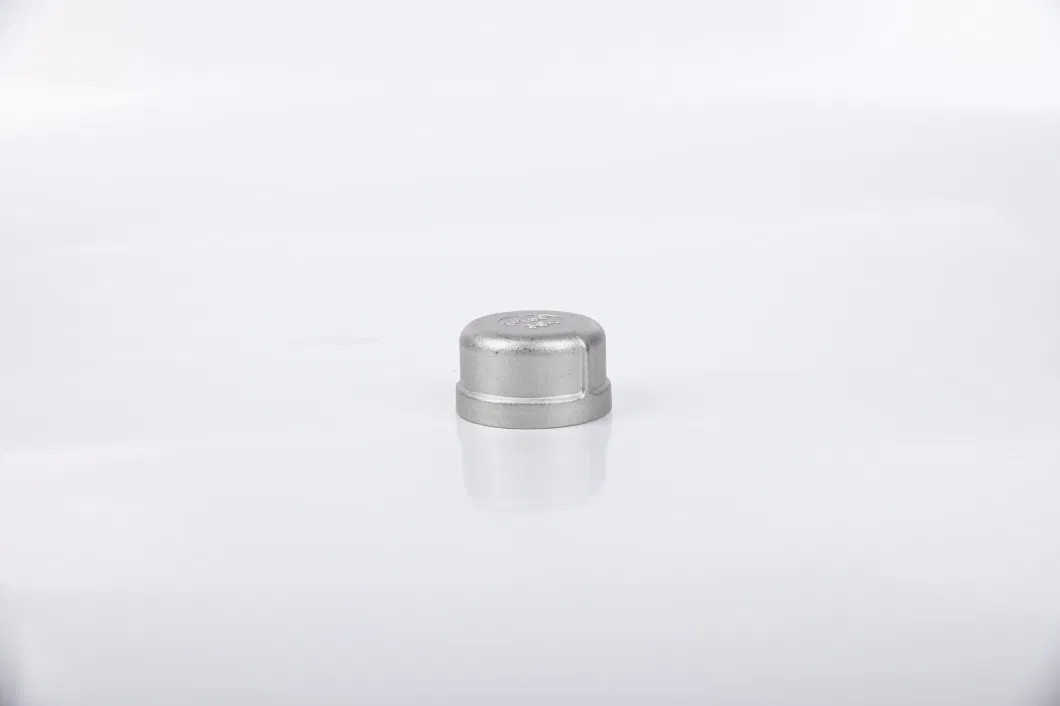 Stainless Steel Pipe Fittings Female Threaded Round Cap